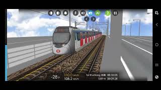 Hmmsim 2 MTR Ma On Shan Line From Tai Wai to Wu Kai Sha SP1950 [upl. by Nick290]