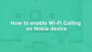 How to Setup WiFi Calling on your Nokia Smartphone  Reliance Jio [upl. by Akinod]