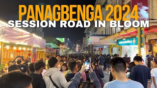 Session Road in Bloom Closing Night Walking Tour  Panagbenga 2024  Baguio City [upl. by Adohr]