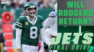 Will Aaron Rodgers return to the Jets in 2025  Jets Final Drive  SNY [upl. by Nhor]