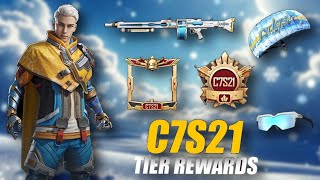 C7s21 Tier Rewards 🔥 BGMI amp PUBGM Tier Rewards  Cycle 7 Season 21 Tier Reward 🤔 pubg bgmi [upl. by Floss64]