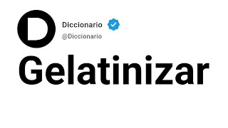 Gelatinizar Significado En Español [upl. by Nrevel]