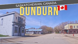 Drive around Town of DUNDURN Saskatchewan  Canada [upl. by Lenni]