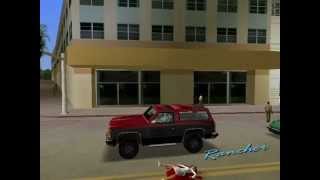 GTA VC Sunshine Autos Car list 1 locations [upl. by Ecyal]