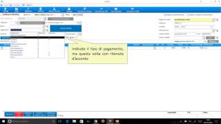 fattura con ritenuta dacconto [upl. by Crispas]