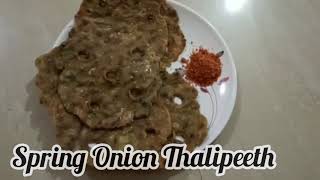 MultiGrained Spring Onion Thalipeeth  MultiGrained Nutritious Very Easy  Shilpas Cuisine [upl. by Tibold443]