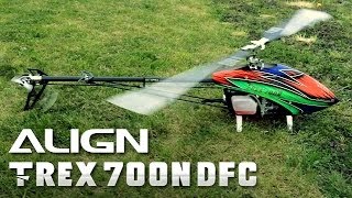 Align Trex 700N DFC HV 3D flight [upl. by Oxley202]