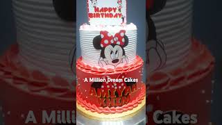 MINNIE MOUSE THEME CAKECARISSA VELASCO cake birthdaycake themecake cakedecorating [upl. by Margalo582]