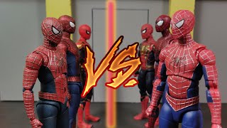 MARVEL LEGENDS SPIDERMAN VS SHFIGUARTS SPIDERMAN SPIDERMAN NO WAY HOME THE AMAZING COMPARISON [upl. by Calida527]