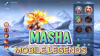 CLIP91  MASHA HERO  MOBILE LEGENDS shenli0801 [upl. by Cook]