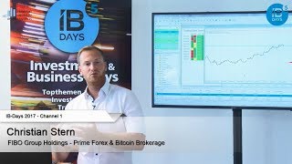 FOREX amp BITCOINTRADING Live aus Frankfurt 5 IBDays 2017 [upl. by Ariahay]