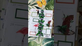 Tropical planner pages planwithme happyplanner [upl. by Kingsly]