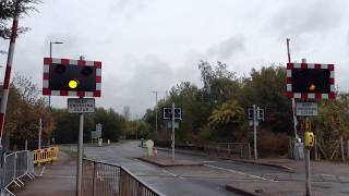 New Upgrade Lydney A48 Bypass Level Crossing Gloucs 06102018 [upl. by Batsheva]