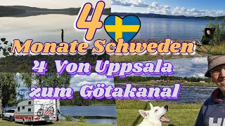 Teil 4 Uppsala  Skokloster  Mälaren  Gripsholm  Utflyktsväg  Götakanal [upl. by Tonie]