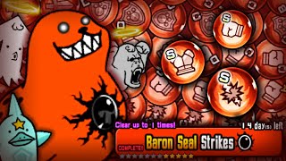 The Battle Cats  Baron Seal Strikes The Killing Machine Ability Orb Farming Stage [upl. by Stroup103]