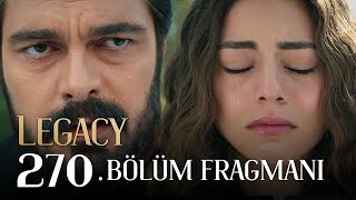 Emanet 270 Bölüm Fragmanı  Legacy Episode 270 Promo [upl. by Mahgirb]