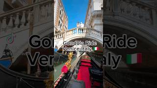 Gondola Ride Venice Italy 🇮🇹gondola italy venezia [upl. by Eanom]