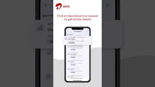 How to track service requests via Airtel Thanks App [upl. by Asikal940]