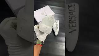 Versace White Leather Greca Up Sneakers [upl. by Zurc]