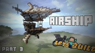 Steampunk AIRSHIP  Minecraft Tutorial  Part 3 [upl. by Floyd]