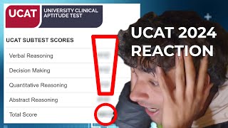 2024 UCAT Score Results Reaction  Marshel [upl. by Klepac]