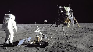 Restored Apollo 11 Moonwalk  Original NASA EVA Mission Video  Walking on the Moon [upl. by Kaden]