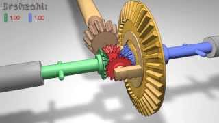 Differential Getriebe  Animation [upl. by Kirchner716]