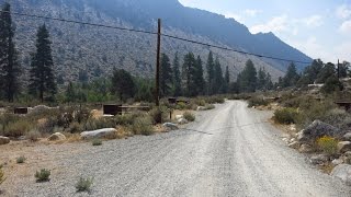 Bitterbrush Campground Inyo National Forest on Bishop Creek in Bishop California [upl. by Durrace]