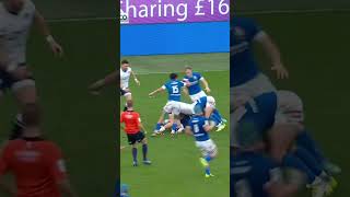 Ange Capuozzo vs Duhan van der Merwe 💪🏉 rugby sport skills 6nations [upl. by Geminian56]