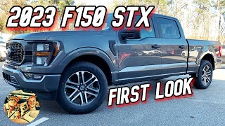 NEW 2023 FORD F150 STX What Has Changed Walkaround Startup amp Interior Work Truck NOT 101A 27L [upl. by Ahsauqram]