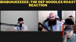 Bigbunjeeeeee The Def Noodles Roast Reaction [upl. by Nahtnamas348]