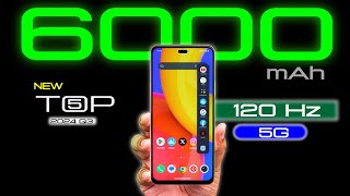 TOP 5  Cheapest 6000 mAh battery 5G120Hz Phones 2024 Q3 new6000batteryphone longbattery [upl. by Ardeth]