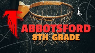 Abbotsford vs Prentice MS 8th grade Basketball [upl. by Ellennaj]