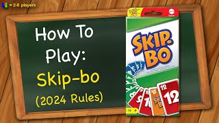 How to play Skipbo 2024 Rules [upl. by Vick]