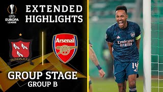 Arsenal vs Dundalk Extended Highlights  UCL on CBS Sports [upl. by Volding204]