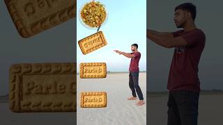 Parle g biscuit to chawmin ice cream samosa funny vfx magic shortsfeed trendingshorts [upl. by Thistle]