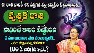 Vruschika Rashi Phalalu November 2024 Telugu  November Month Horoscope 2024  Scorpio Sign [upl. by Bigg]