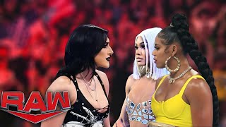 WWE FULL MATCH  Jade Cargill Vs Bianca Blair Vs Rhea Ripley  Monday Night RAW Full Match [upl. by Tlevesoor914]