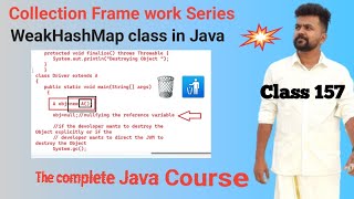 Collection framework series in Java  WeakHashMap in java Explained in Detail [upl. by Laehcim]