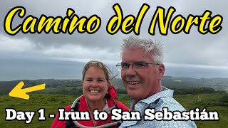 Starting the Camino del Norte  Stage 1 Irun to San Sebastián  Camino Northern Route [upl. by Eseuqram]