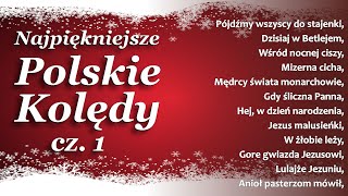 ⭐ █▬█ █ ▀█▀ ⭐ Najpiękniejsze Kolędy Polskie do wspólnego śpiewania z tekstem⭐ zestaw kolęd ⭐ cz 1 [upl. by Afaw]