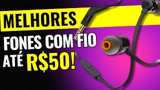 MELHORES FONES COM FIO até 50 REAIS BOM E BARATO [upl. by Monty428]