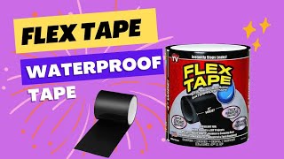 Flex Tape Rubberized Waterproof Tape Unboxing amp Review  Online Shopping From Daraz [upl. by Ilzel]