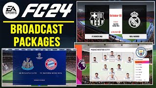 EA SPORTS FC 24  ALL 22 BROADCAST PACKAGES ft NEW amp MORE [upl. by Nnylassej]