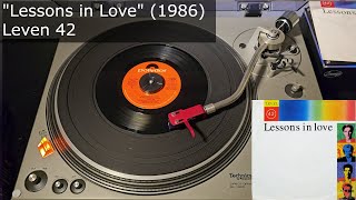 quotLessons in Lovequot  Level 42 Polydor 1986 45 RPM Vinyl rip [upl. by Akinehc]