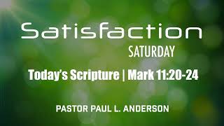 Pastor Anderson  Saturday Meditation 11924 [upl. by Christiano]