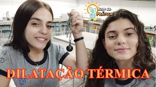 EXPERIMENTO SOBRE DILATAÇÃO TÉRMICA [upl. by Oca]