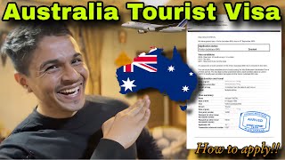 AUSTRALIA TOURIST VISA  How to apply  complete guide [upl. by Mell]