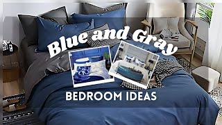 Blue and Gray Bedroom Ideas  blue and grey bedroom [upl. by Drooff]