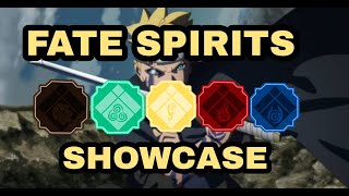 ALL FATE SPIRIT SHOWCASE IN SHINDO LIFE Ember Dunes Haze Nimbus ObeliskRoblox [upl. by Kellene]